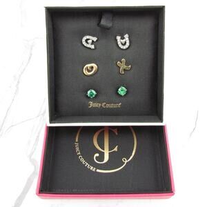 NWT Juicy Couture Stud Earring Set